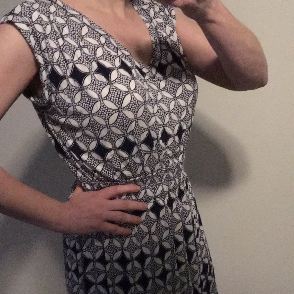 Banana Republic dress and Zadig & Voltaire dress